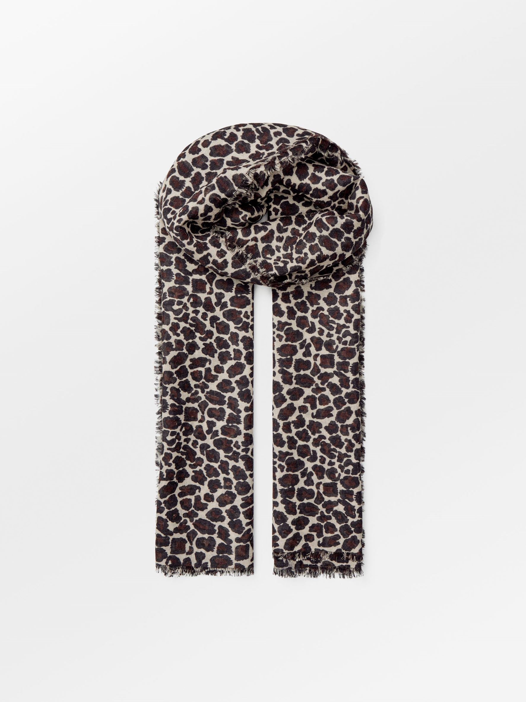 Becksöndergaard, Leopa Woo Scarf - Light Grey, scarves, scarves, sale, sale, black week, black week