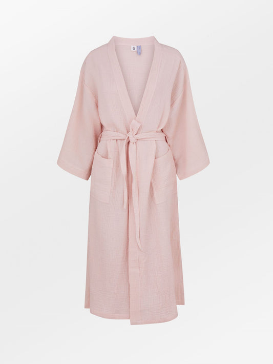 Becksöndergaard, Solid Gauze Luelle Kimono - Peach Whip Pink, archive, homewear, homewear, archive