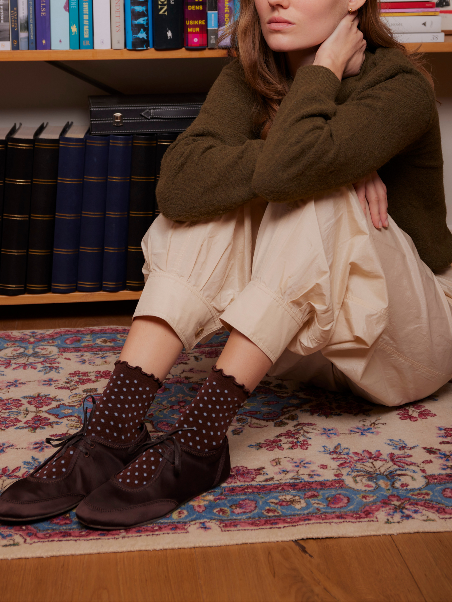 Dotted Frilla Short Sock Socks BeckSöndergaard