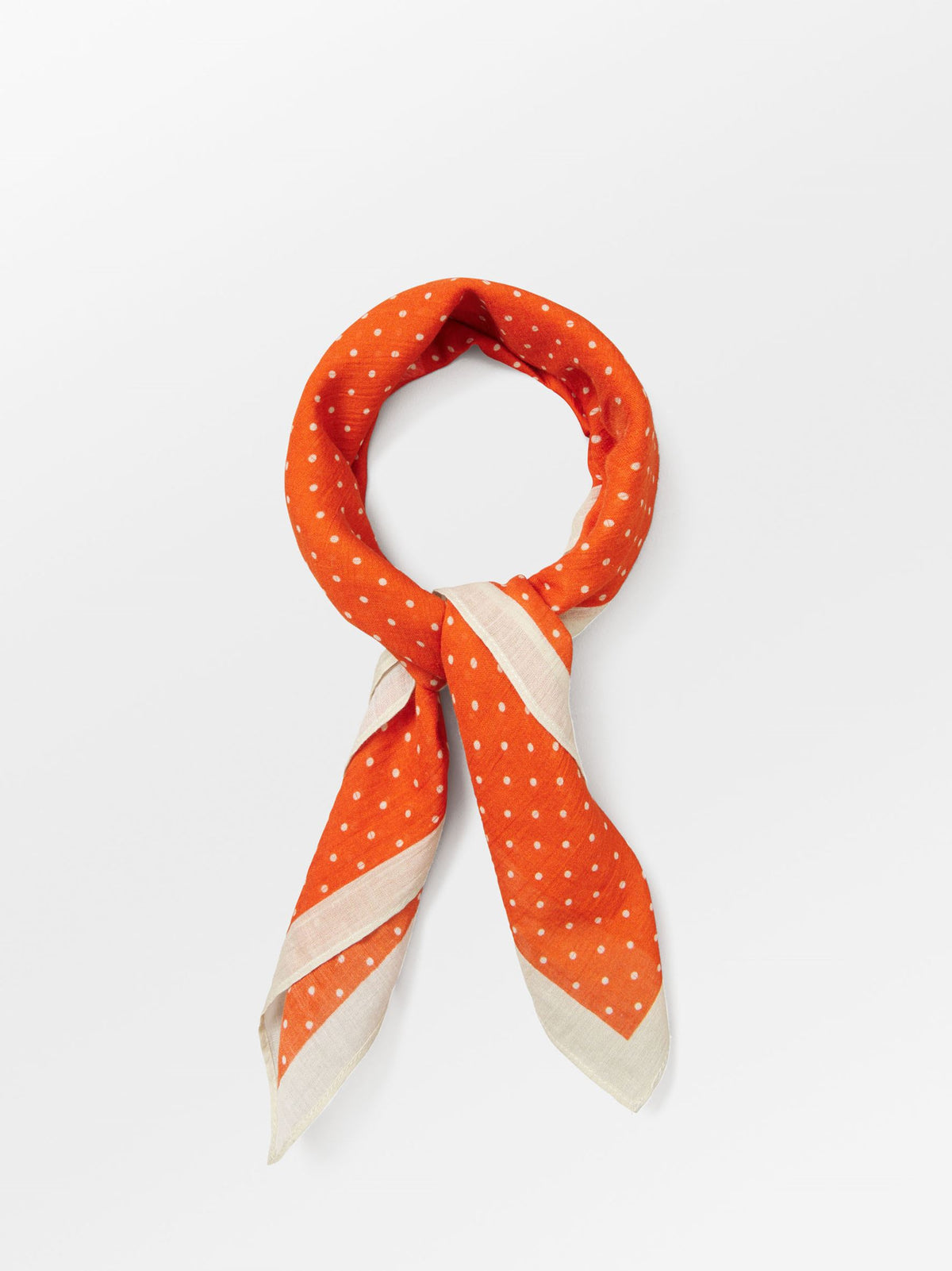 Becksöndergaard, Dot Cotta Scarf - Pureed Pumpkin Orange, scarves, scarves