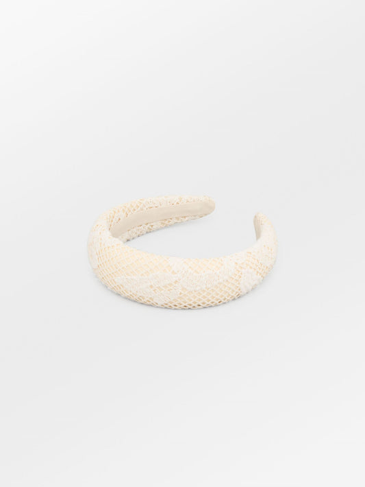 Becksöndergaard, Croflora Wide Hairbrace - Buttercream White, accessories, accessories, accessories
