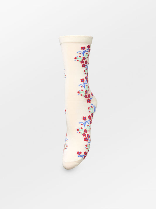 Becksöndergaard, Bloom Visca Sock - Birch White, sale, sale