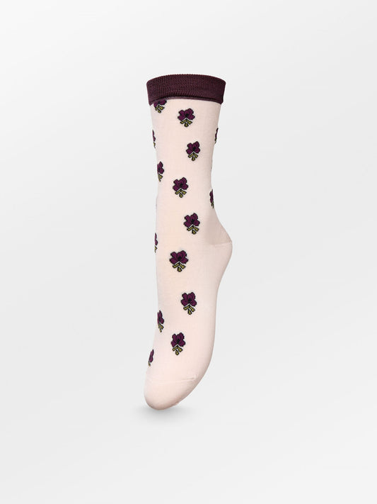 Becksöndergaard, Leavy Visca Sock - English Rose, socks, socks