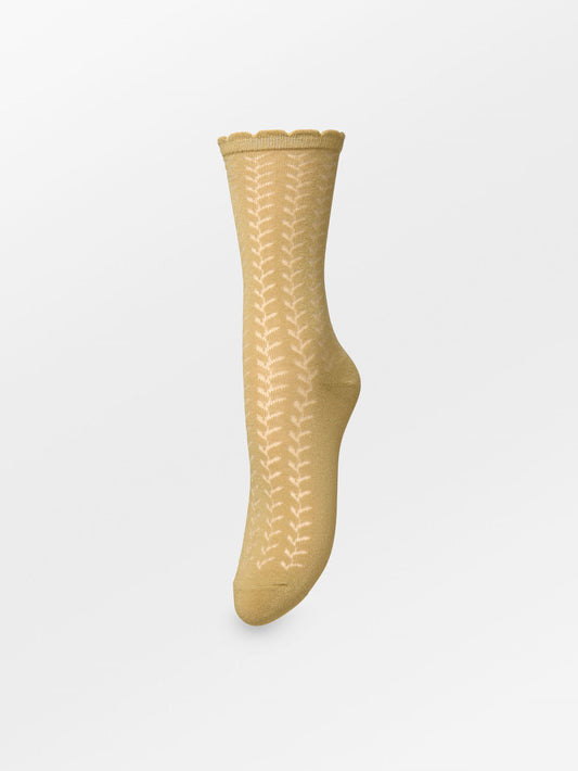 Becksöndergaard, Leofa Cotta Sock - Khaki Green, socks, sale, sale, socks, noos, black week, black week, noos