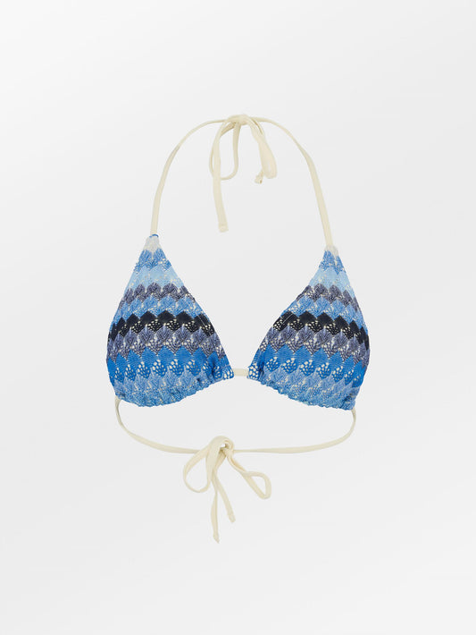 Becksöndergaard, Amber Bel Bikini Top - Dazzling Blue, swimwear, swimwear, noos, swimwear, swimwear, black week, black week, noos