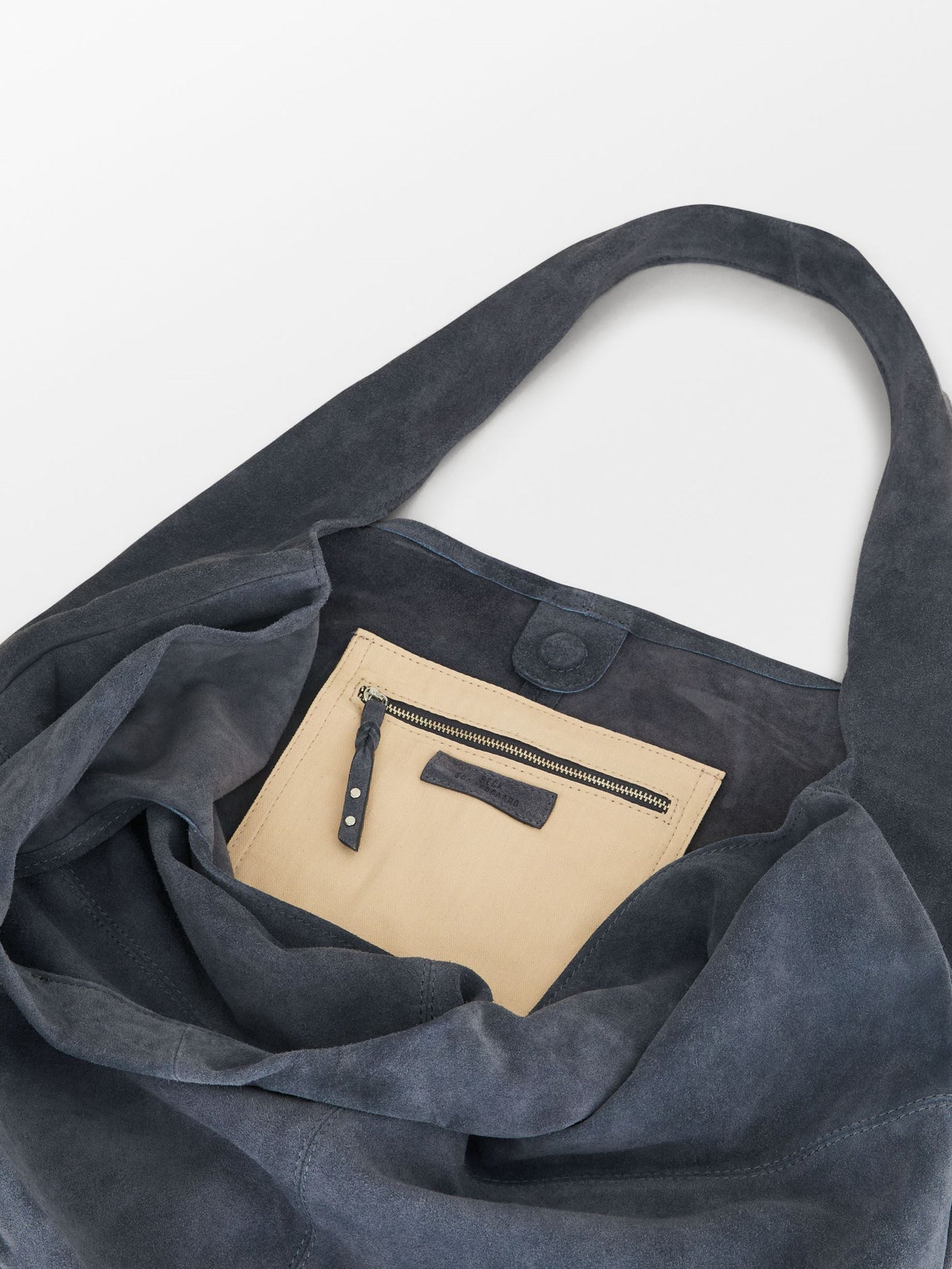 Suede Dalliea Shopper Bag - Dark Blue OneSize BeckSöndergaard