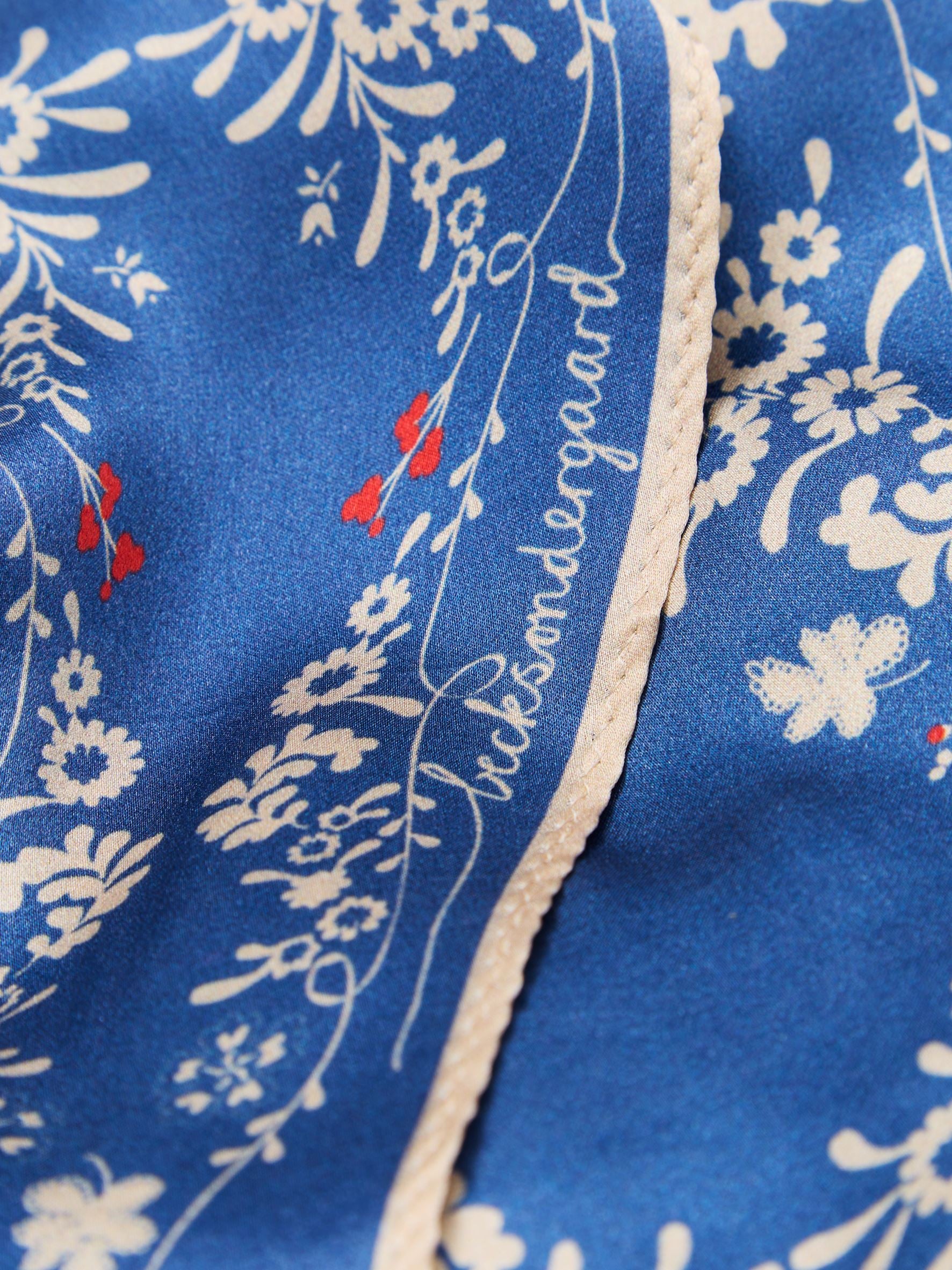 Myrtle Diamond Scarf - Bleach Denim OneSize BeckSöndergaard