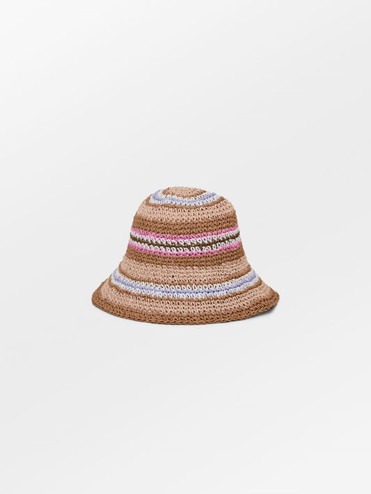 Striped Saverina Straw Hat Clothing BeckSöndergaard