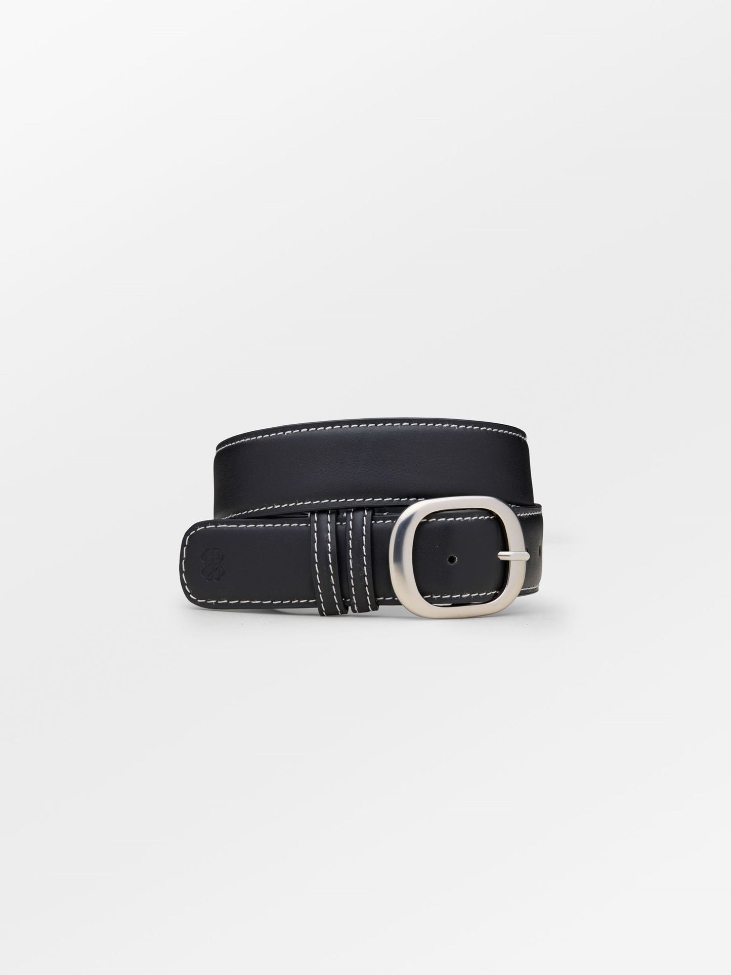 Glossy Rochel Leather Belt - Black Clothing   BeckSöndergaard