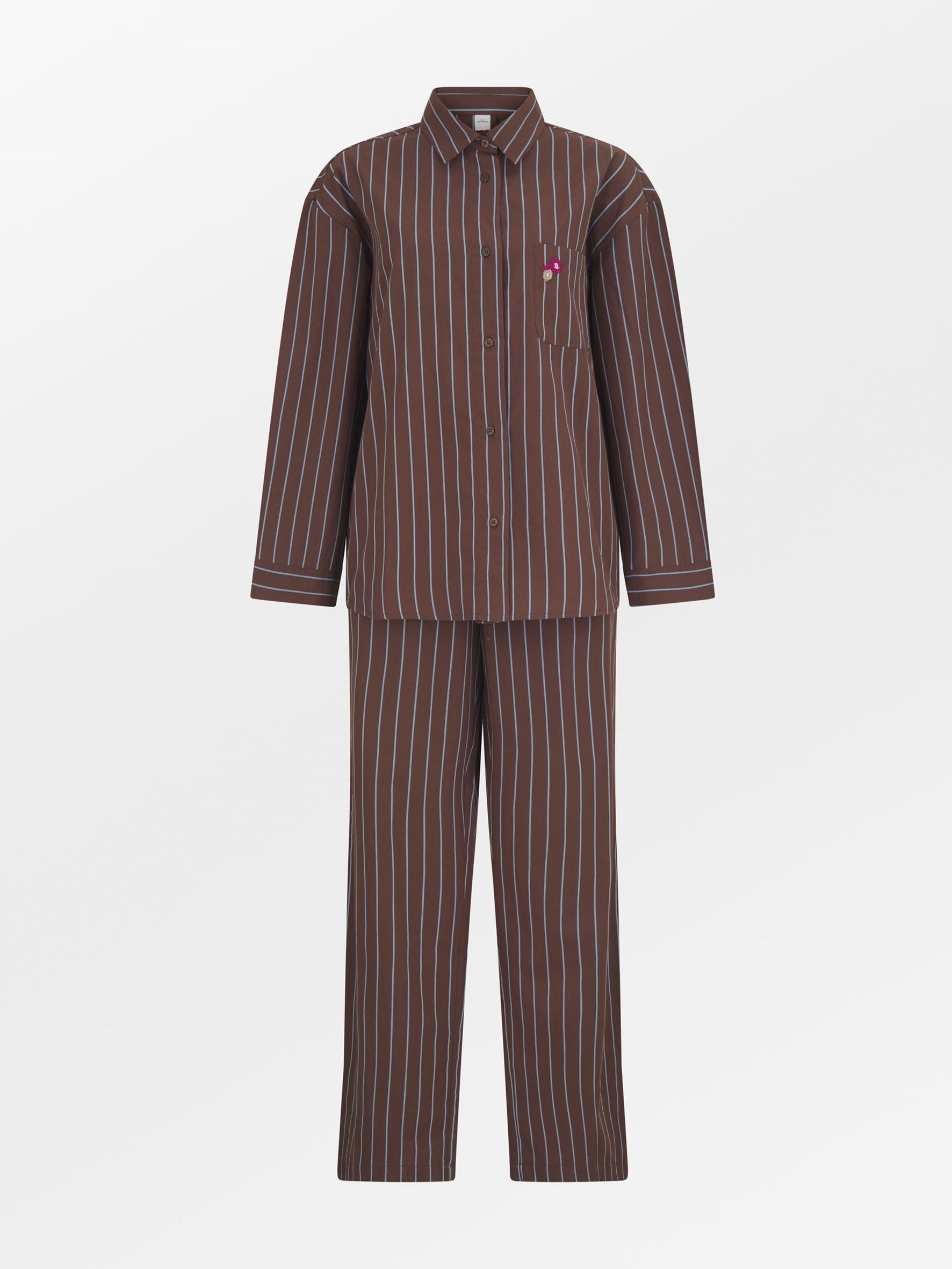 Striped Wintaflora Pyjamas Shirt Clothing BeckSöndergaard