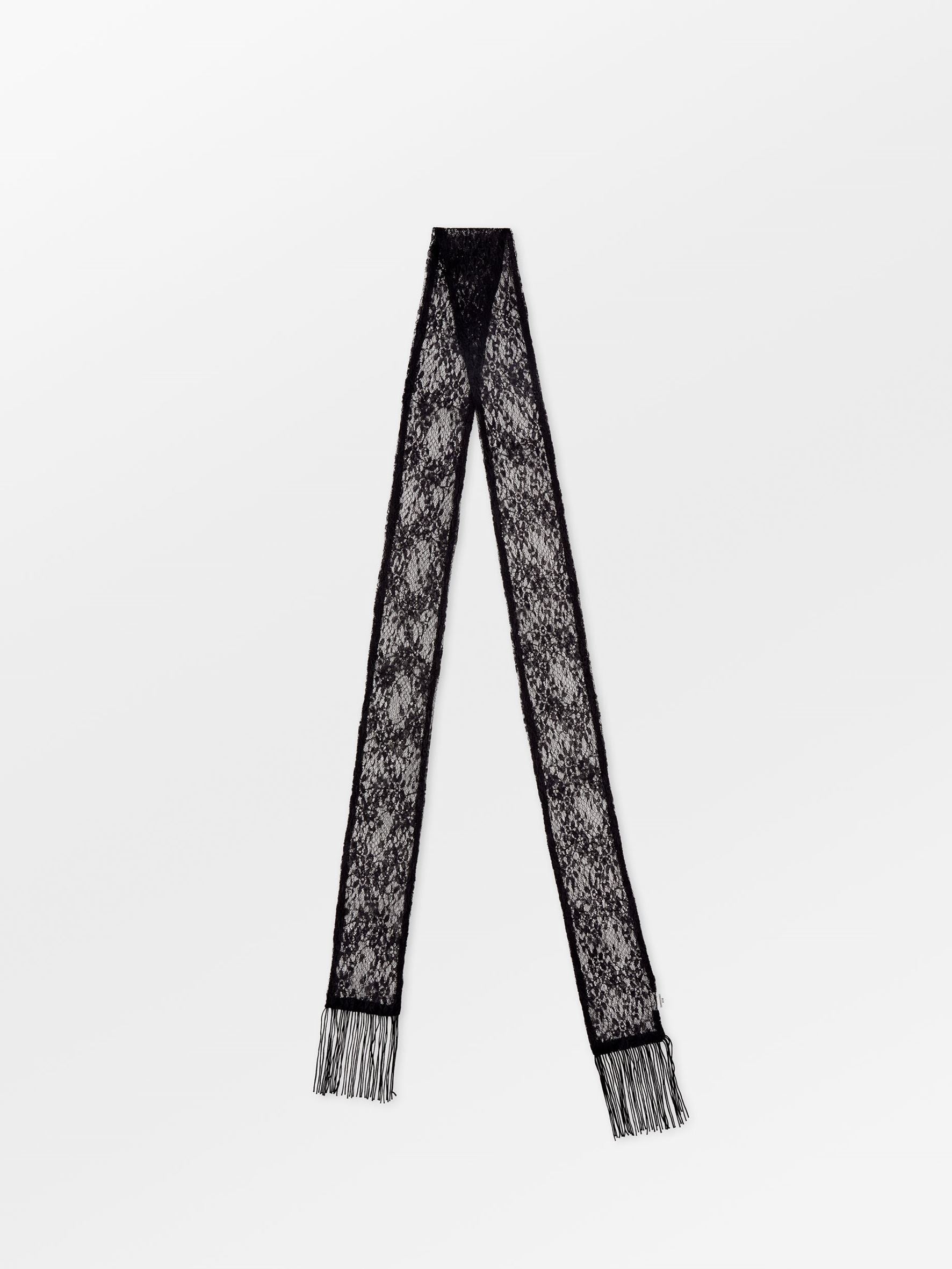 Becksöndergaard, Lacia Lace Scarf - Black, scarves, party, scarves, gifts, gifts, black week, black week, party