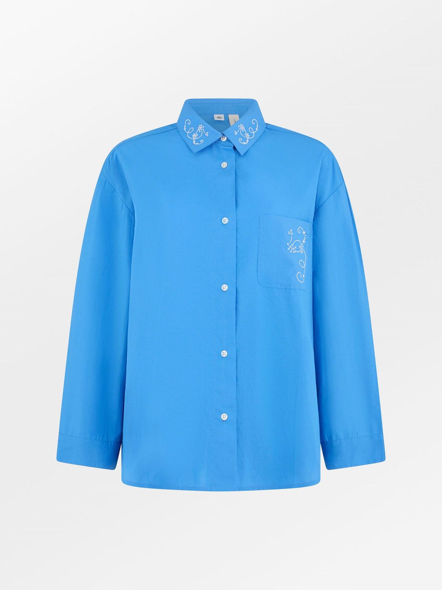 Becksöndergaard, Anglaisia Pyjamas Shirt - Regatta Blue, homewear, homewear