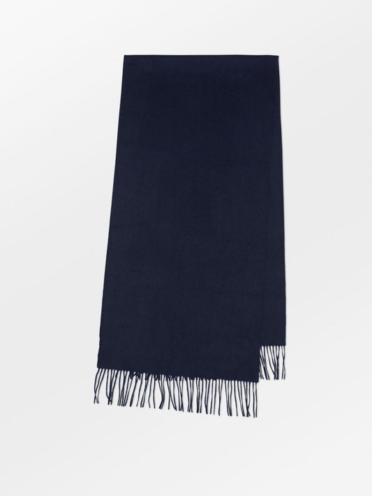 Crystal Edition Wool Scarf - Dark blue OneSize   BeckSöndergaard