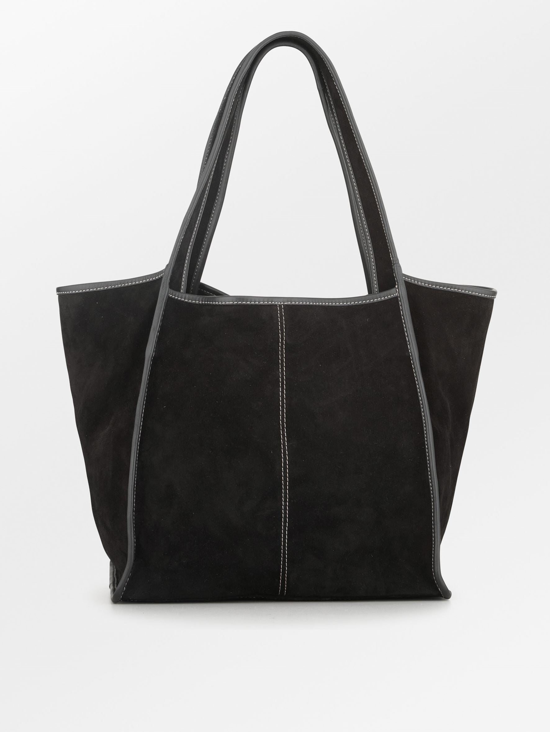 Becksöndergaard, Suede Laurel Bag - Black, bags, bags, bags, archive, archive, bags, bags, bags, black week, black week