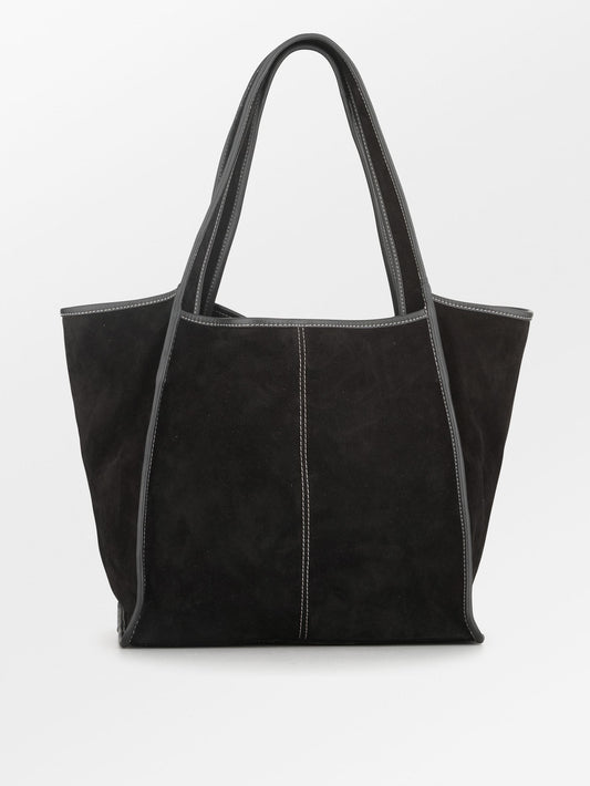 Becksöndergaard, Suede Laurel Bag - Black, bags, bags, bags, archive, archive, bags, bags, bags, black week, black week