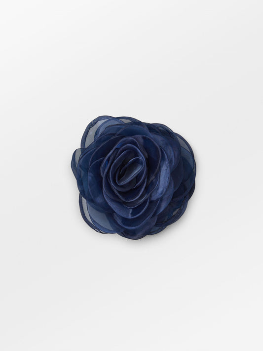 Becksöndergaard, Orchia Flower Hair Claw - Sargasso Sea Blue, accessories