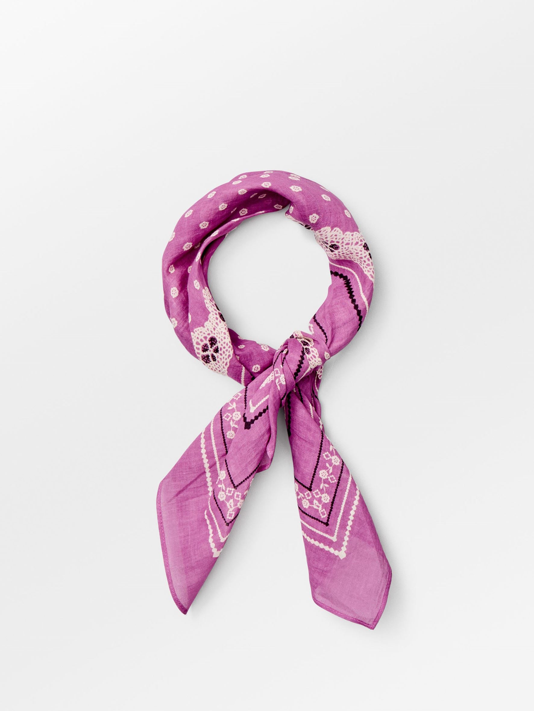 Becksöndergaard, Lacia Cotta Scarf - Meadow Mauve Pink, scarves, scarves, scarves, scarves, black week, black week