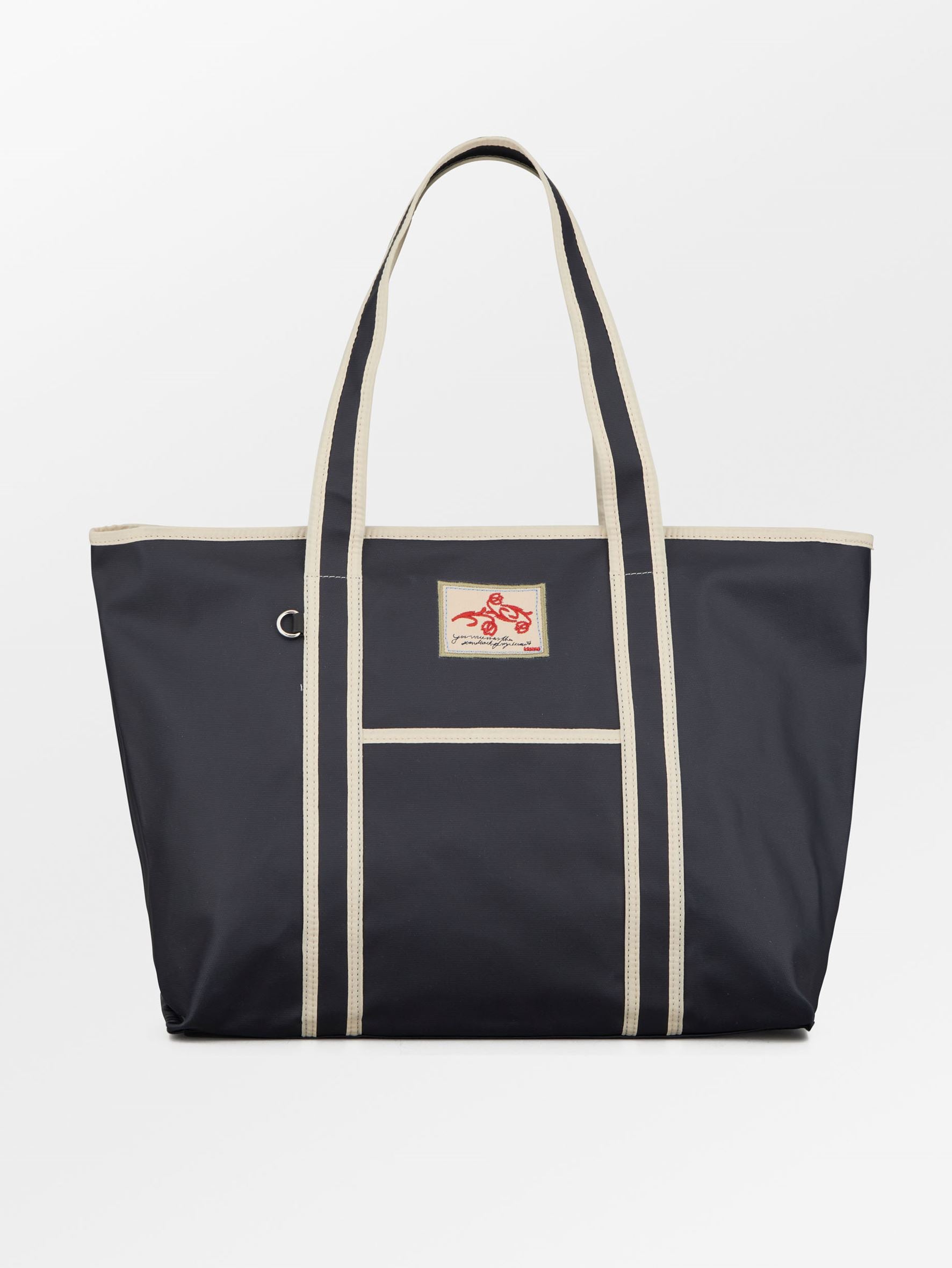 Becksöndergaard, Solid Coated Aubrey Bag - Navy Blue, bags, bags, bags, sale, sale, bags, bags, bags
