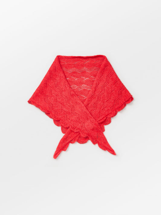 Becksöndergaard, Opany Triangle Scarf - Salsa Red, winter accessories, winter accessories