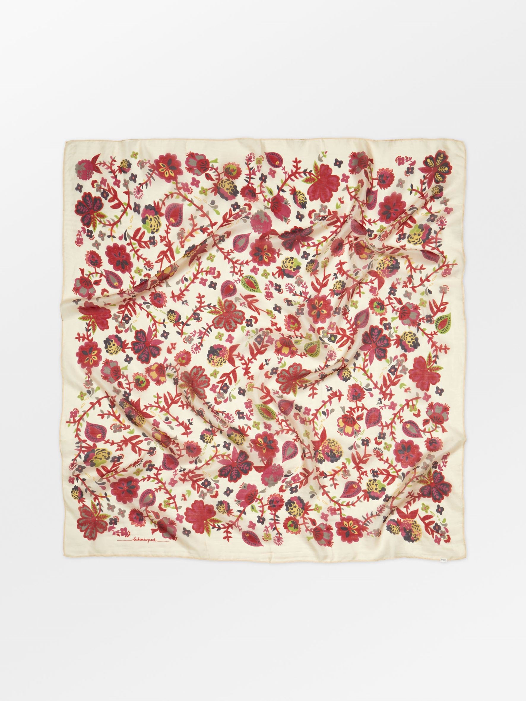 Becksöndergaard, Bromflora Tabby Sia Scarf - Birch White, scarves, scarves, scarves, scarves, black week, black week