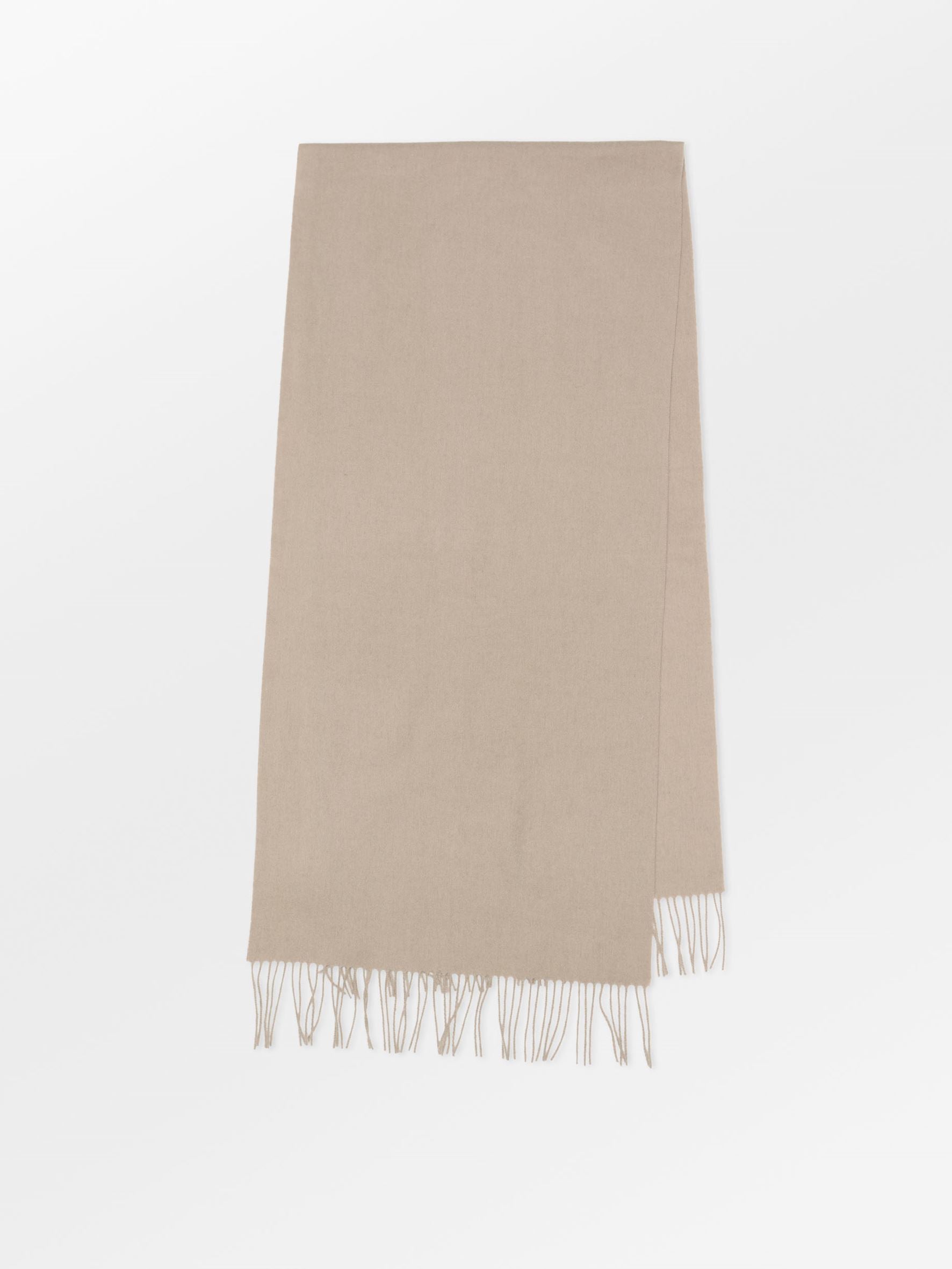 Crystal Edition Wool Scarf - Beige OneSize BeckSöndergaard