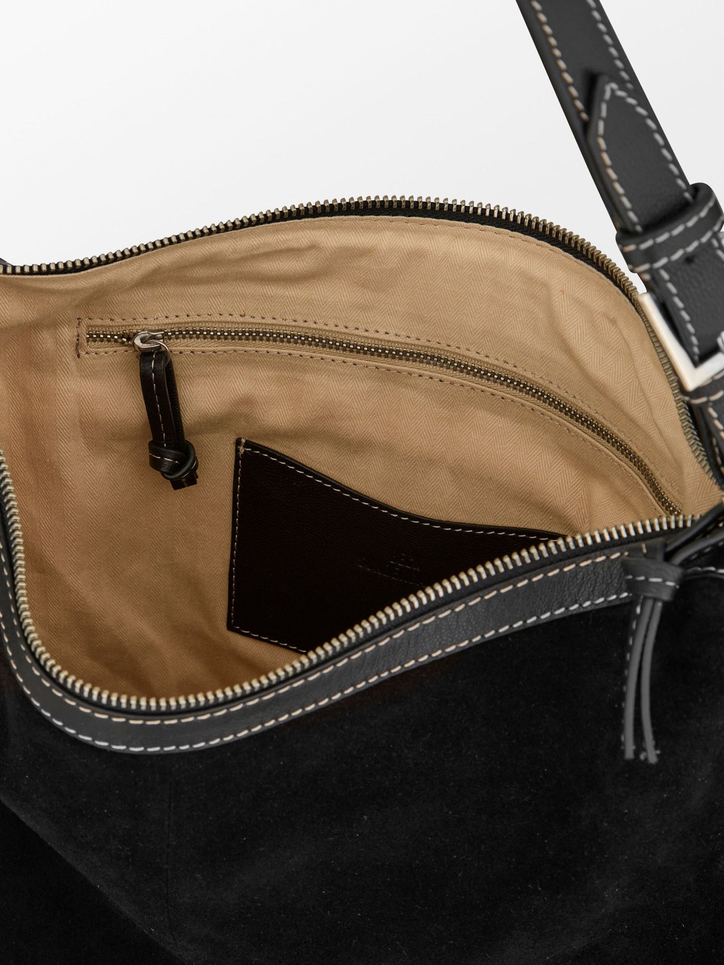 Becksöndergaard, Suede Ginni Large Bag - Black, bags, bags, bags, bags, bags, bags, gifts, gifts, gifts, black week, black week