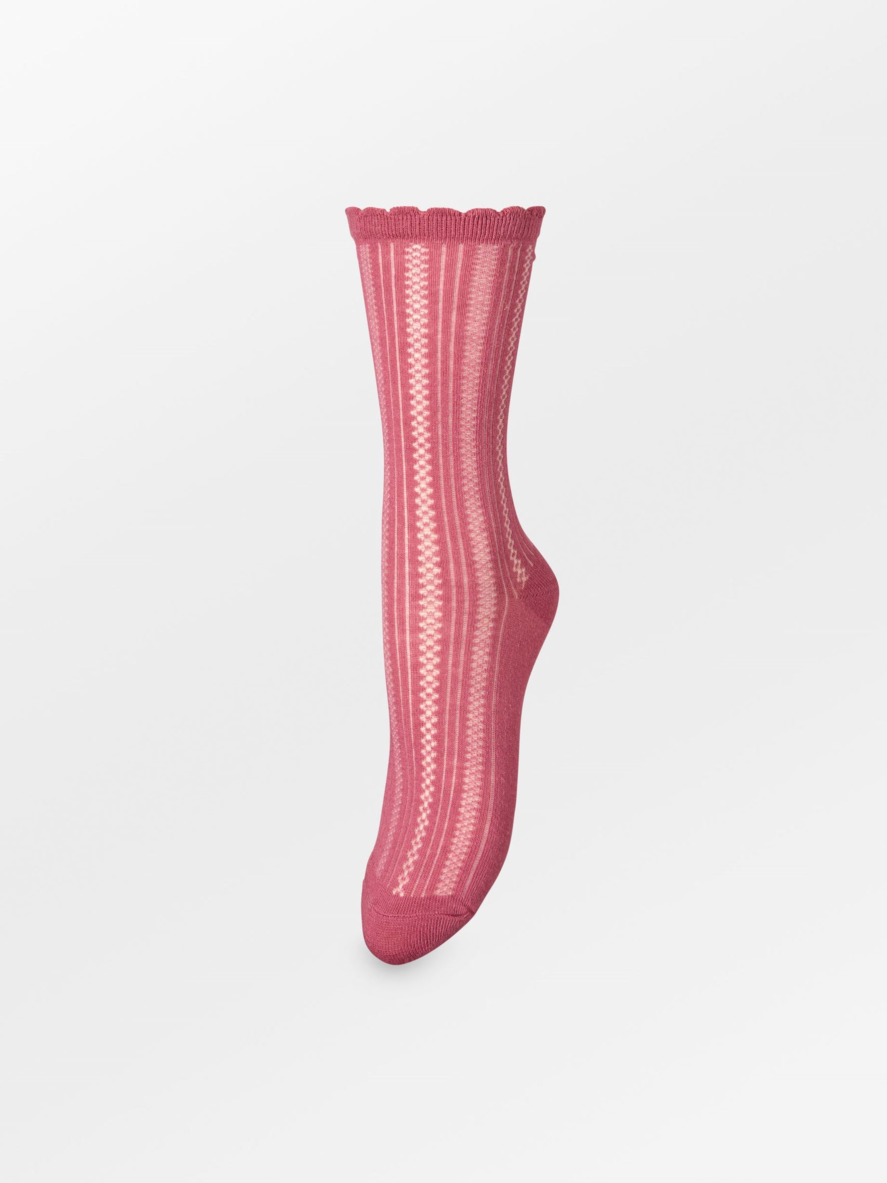 Becksöndergaard, Crochia Cotta Sock - Hawthorn Rose, socks, socks, socks, black week, black week, socks