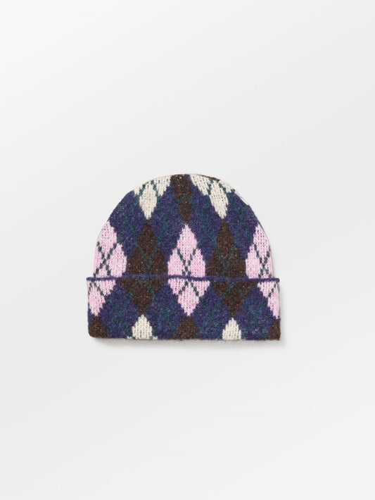 Argyle Wool Beanie OneSize BeckSöndergaard