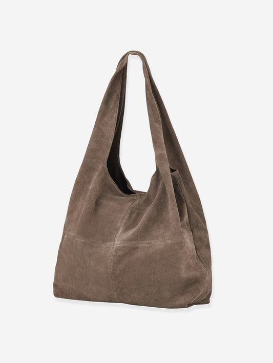 Suede Dalliea Shopper Bag - Light Brown OneSize BeckSöndergaard