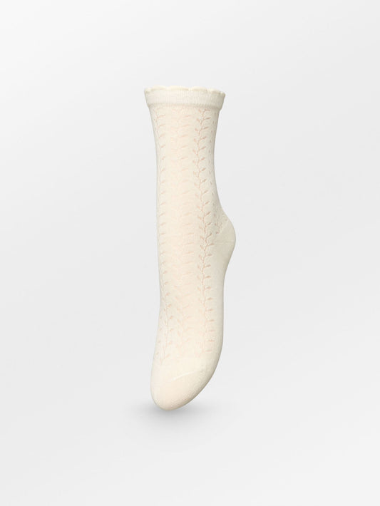 Becksöndergaard, Leofa Cotta Sock - Birch White, socks, socks, noos, black week, black week, noos