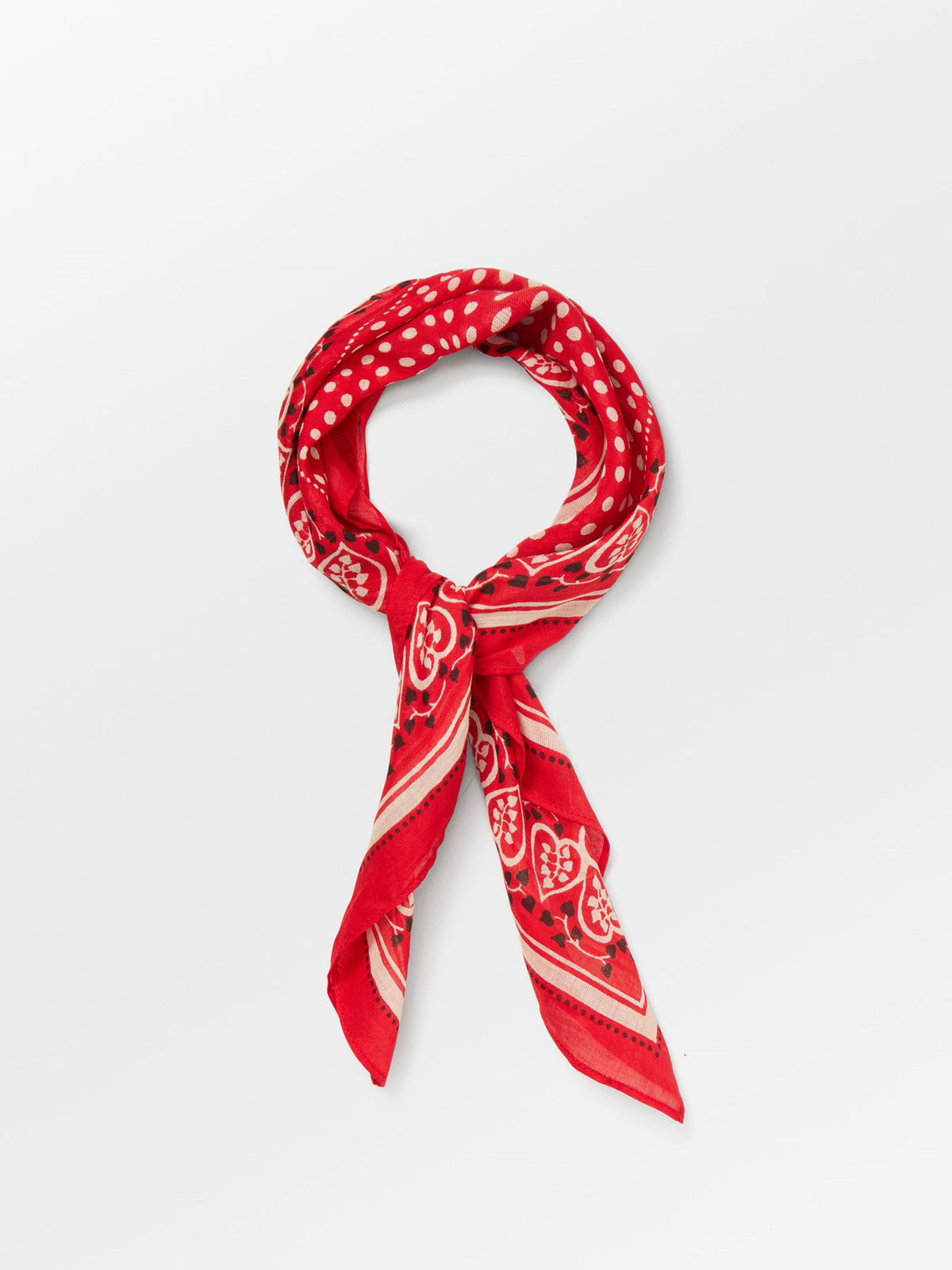 Becksöndergaard, Hearty Cotta Scarf - Adrenaline Red, scarves, scarves
