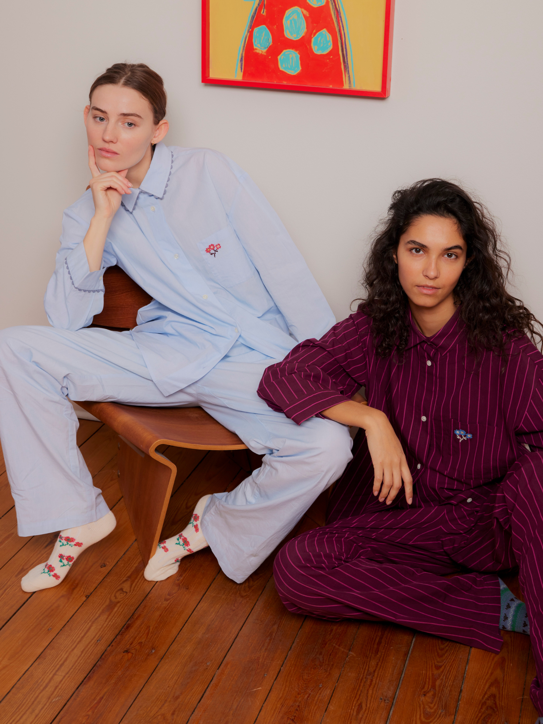 Scallop Flotile Pyjamas Shirt Clothing BeckSöndergaard