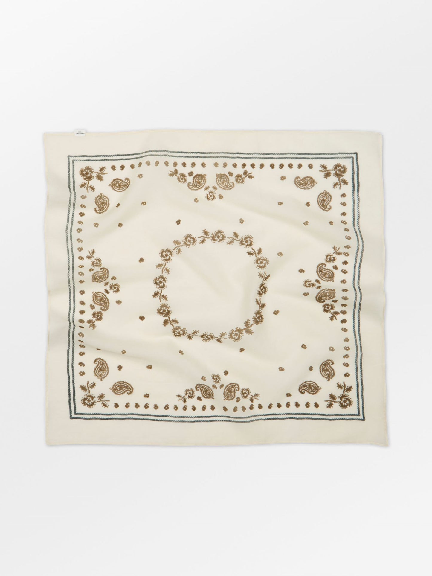 Bloom Paisley Cotta Scarf OneSize BeckSöndergaard