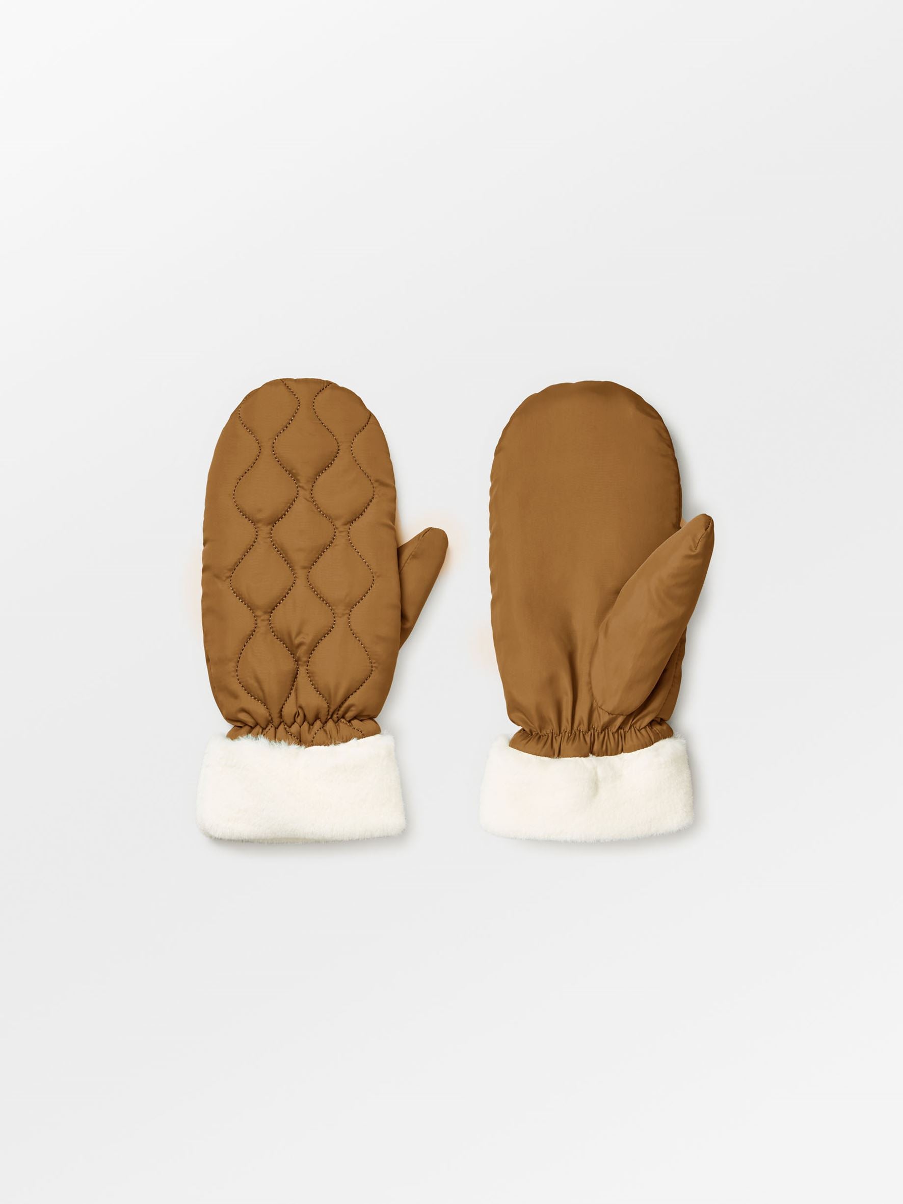 Makara Puff Mittens - Brown Clothing   BeckSöndergaard