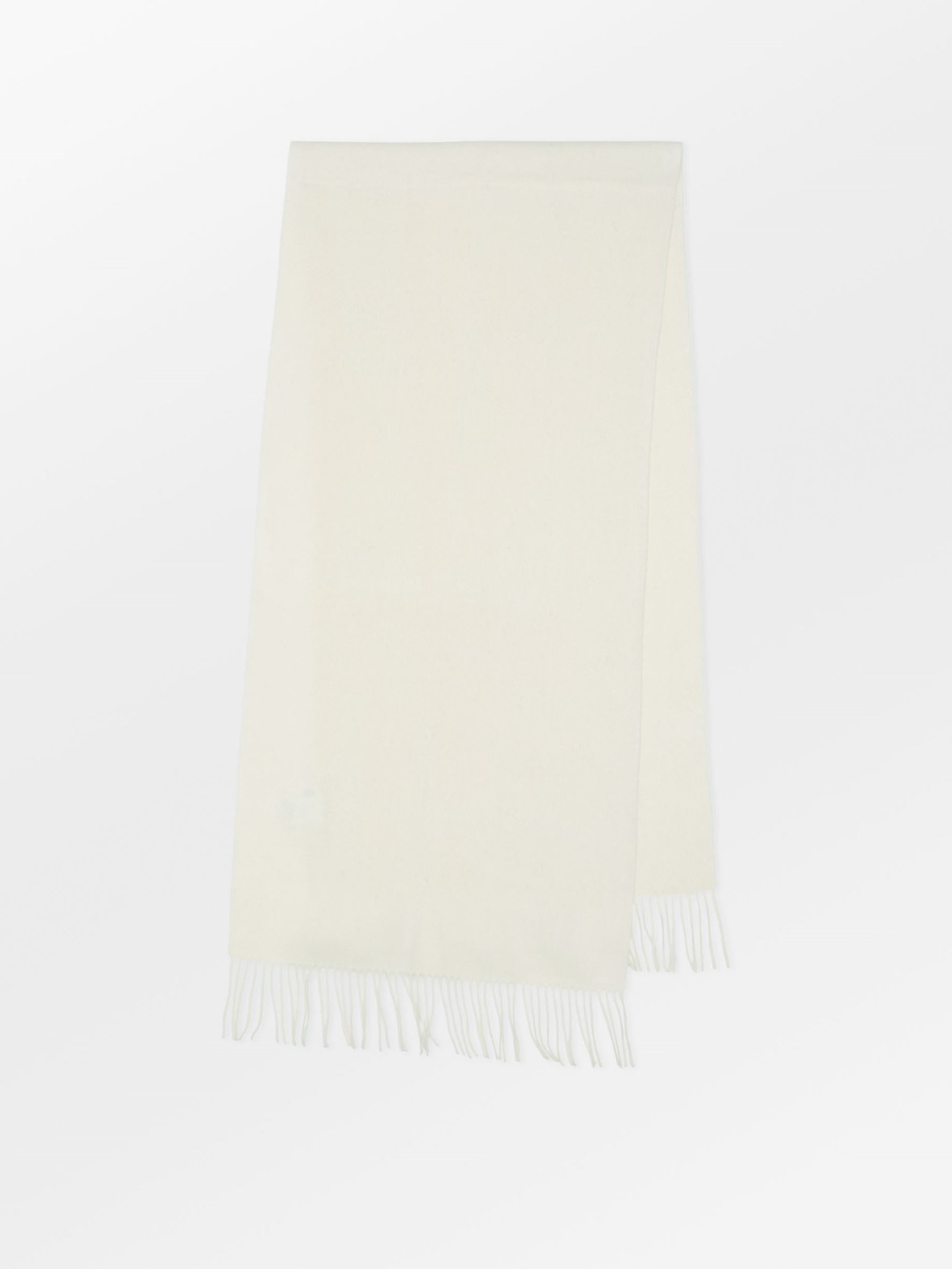 Crystal Edition Wool Scarf - Off White OneSize   BeckSöndergaard