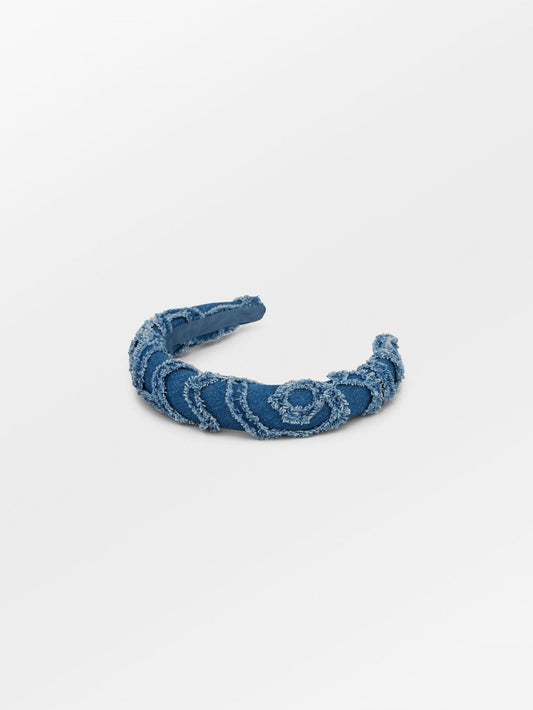 Becksöndergaard, Flowa Midi Hairbrace - Denim, accessories, sale, sale, accessories, sale