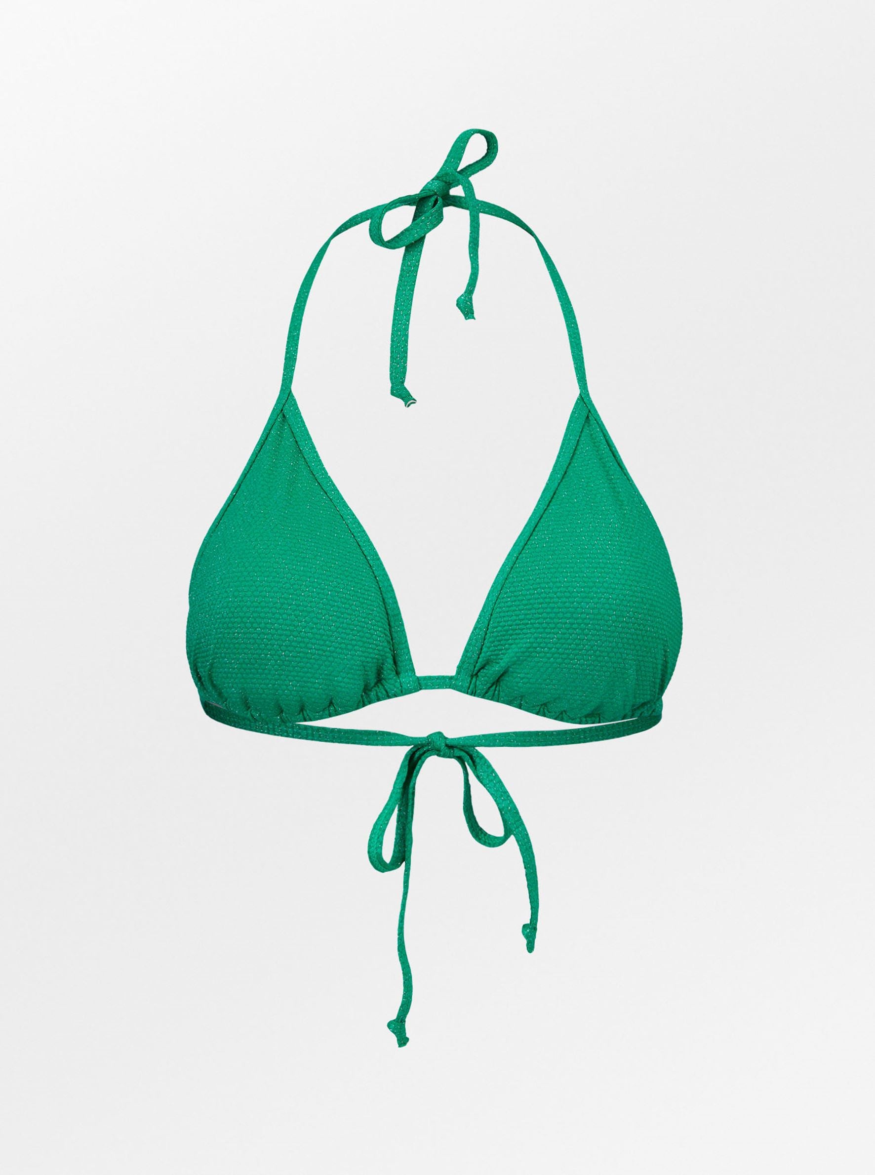 Shobi Bel Bikini Top - Green Clothing   BeckSöndergaard