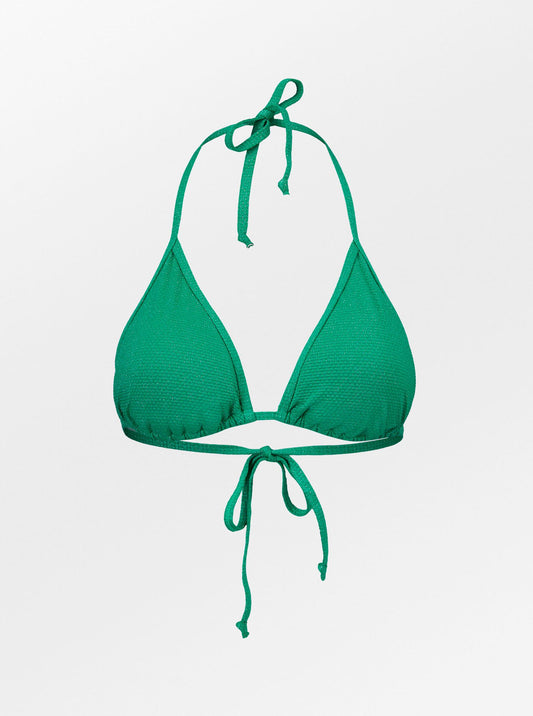 Becksöndergaard, Shobi Bel Bikini Top - Green - Pepper Green, swimwear, swimwear