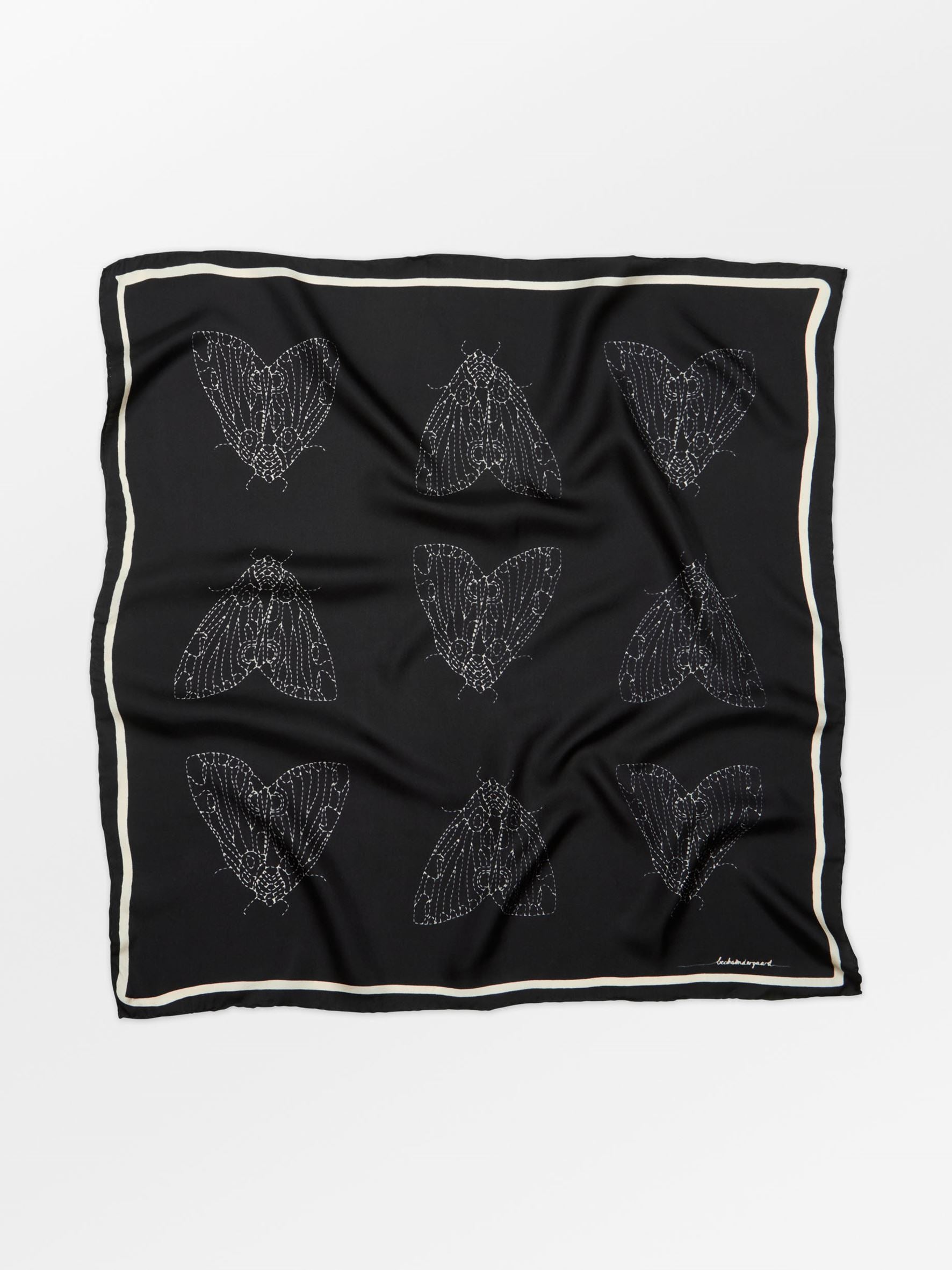 Becksöndergaard, Tinea Sia Scarf - Black, scarves, scarves, sale, sale, scarves, scarves