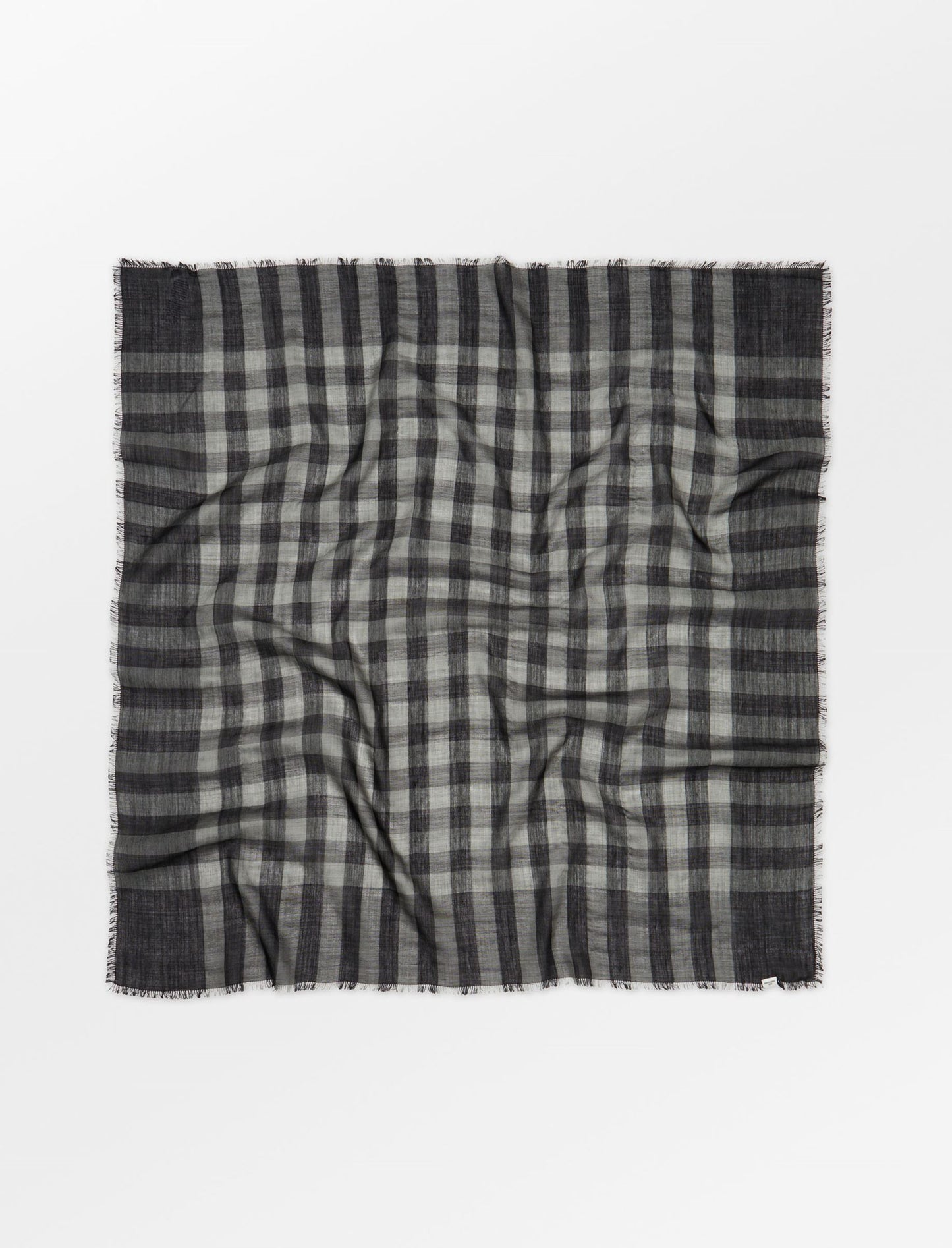 Becksöndergaard, Check Siw Scarf - Black, scarves, scarves, scarves, gifts, gifts, gifts, gifts, black week, black week