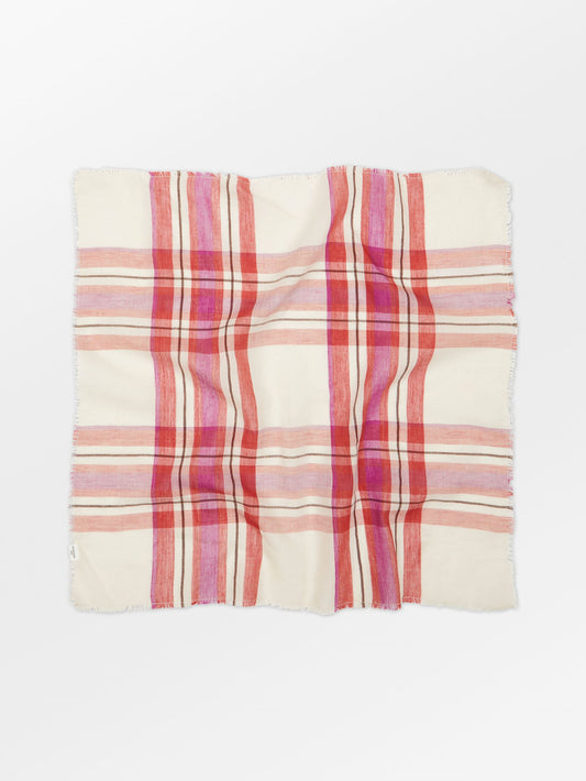 Becksöndergaard, Plaidia Cowea Scarf - Rooibos Orange, scarves, scarves