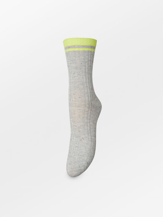 Becksöndergaard, Gaja Sock - Grey Melange, socks, socks