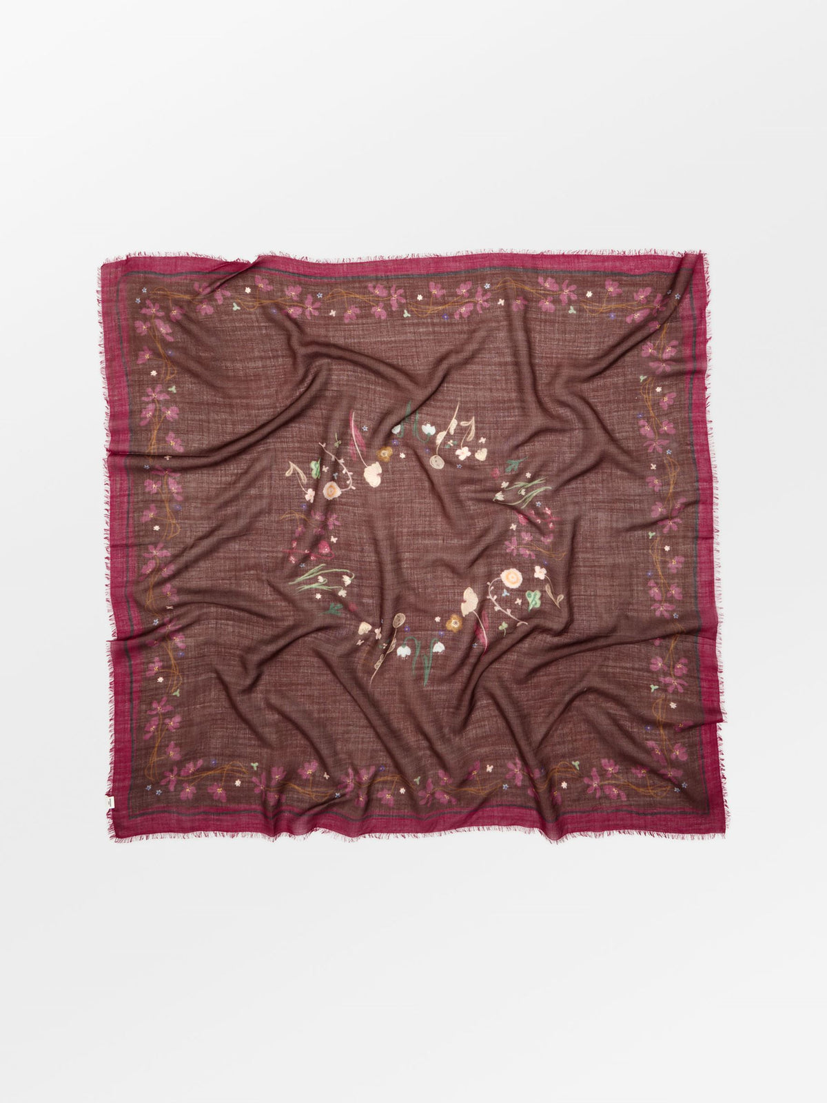 Becksöndergaard, Guafiore Siw Scarf - Hot Fudge Brown, scarves, scarves, scarves