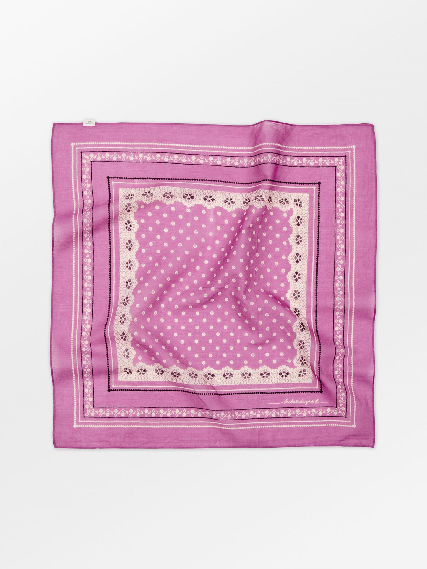 Becksöndergaard, Lacia Cotta Scarf - Meadow Mauve Pink, scarves, scarves, scarves, scarves, black week, black week