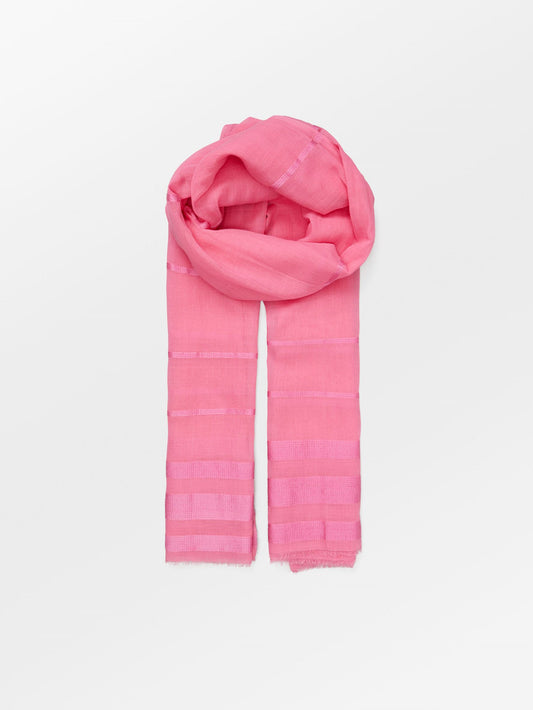 Becksöndergaard, Milena Cowo Scarf - Hot Pink, scarves, news