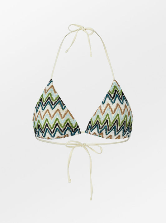 Amber Bikini Top - Green/Blue Clothing BeckSöndergaard