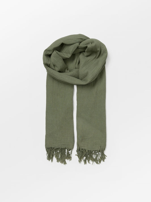 Solid Ilona Scarf - Green OneSize   BeckSöndergaard