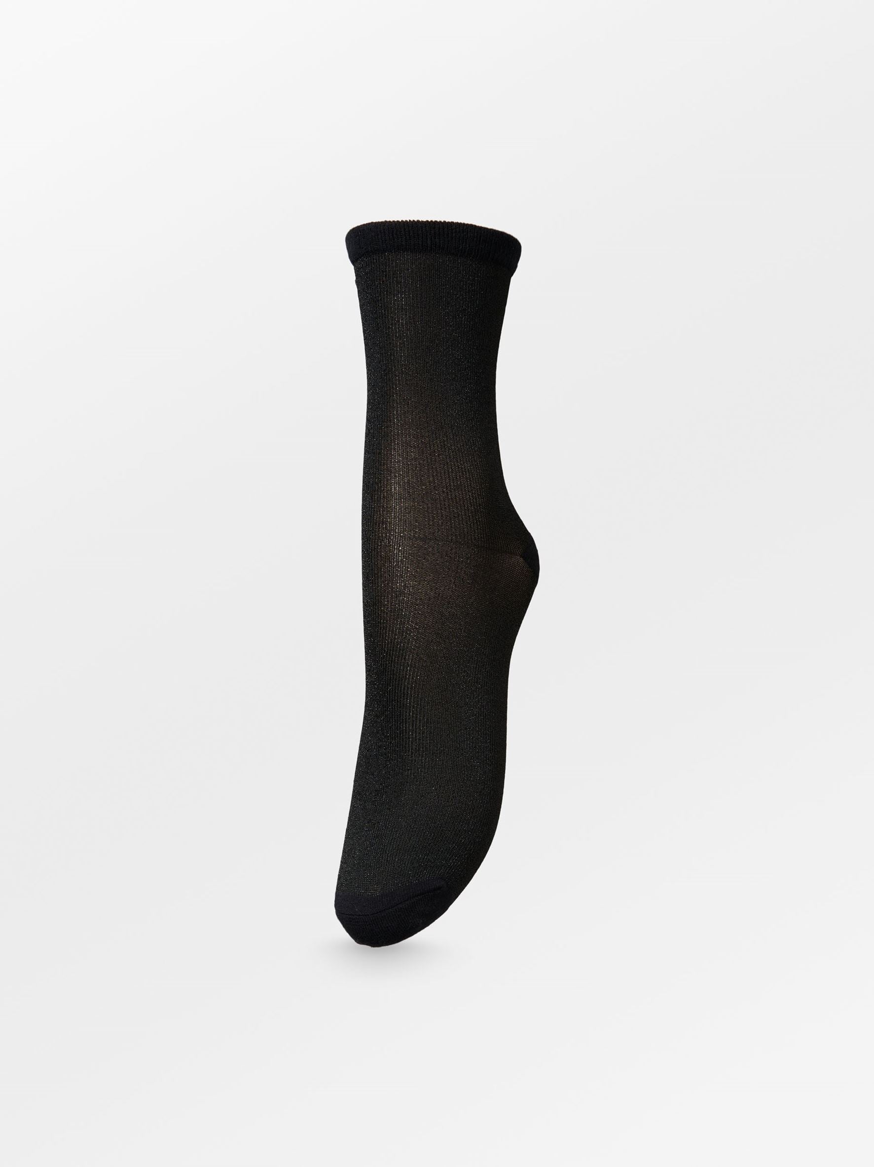 Dina Small Dots Glittersock - Black Socks BeckSöndergaard