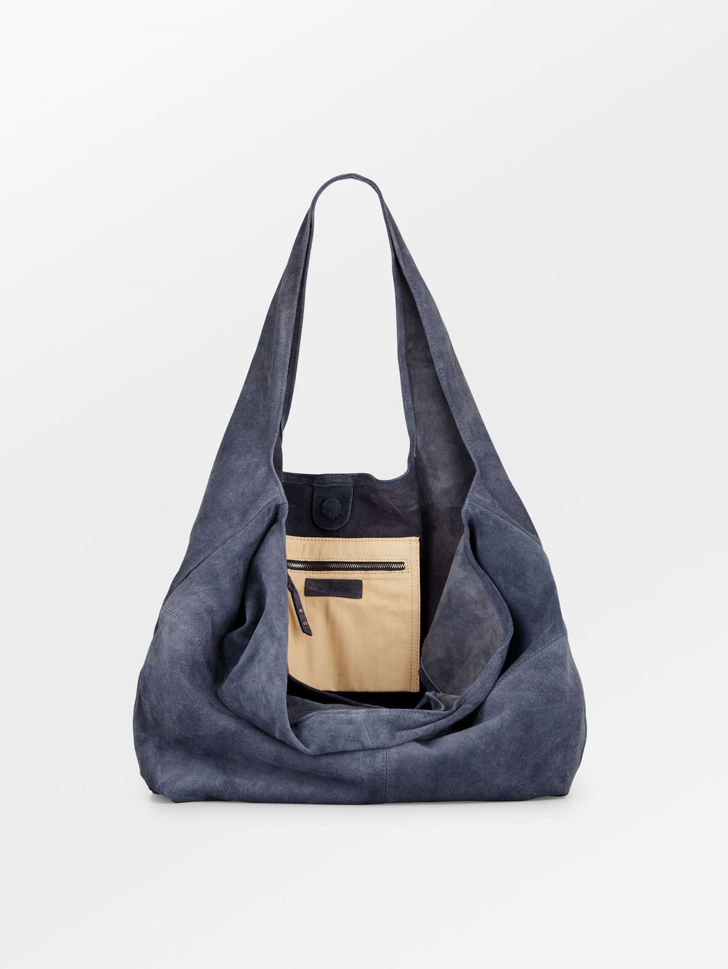 Suede Dalliea Shopper Bag - Dark Blue OneSize BeckSöndergaard
