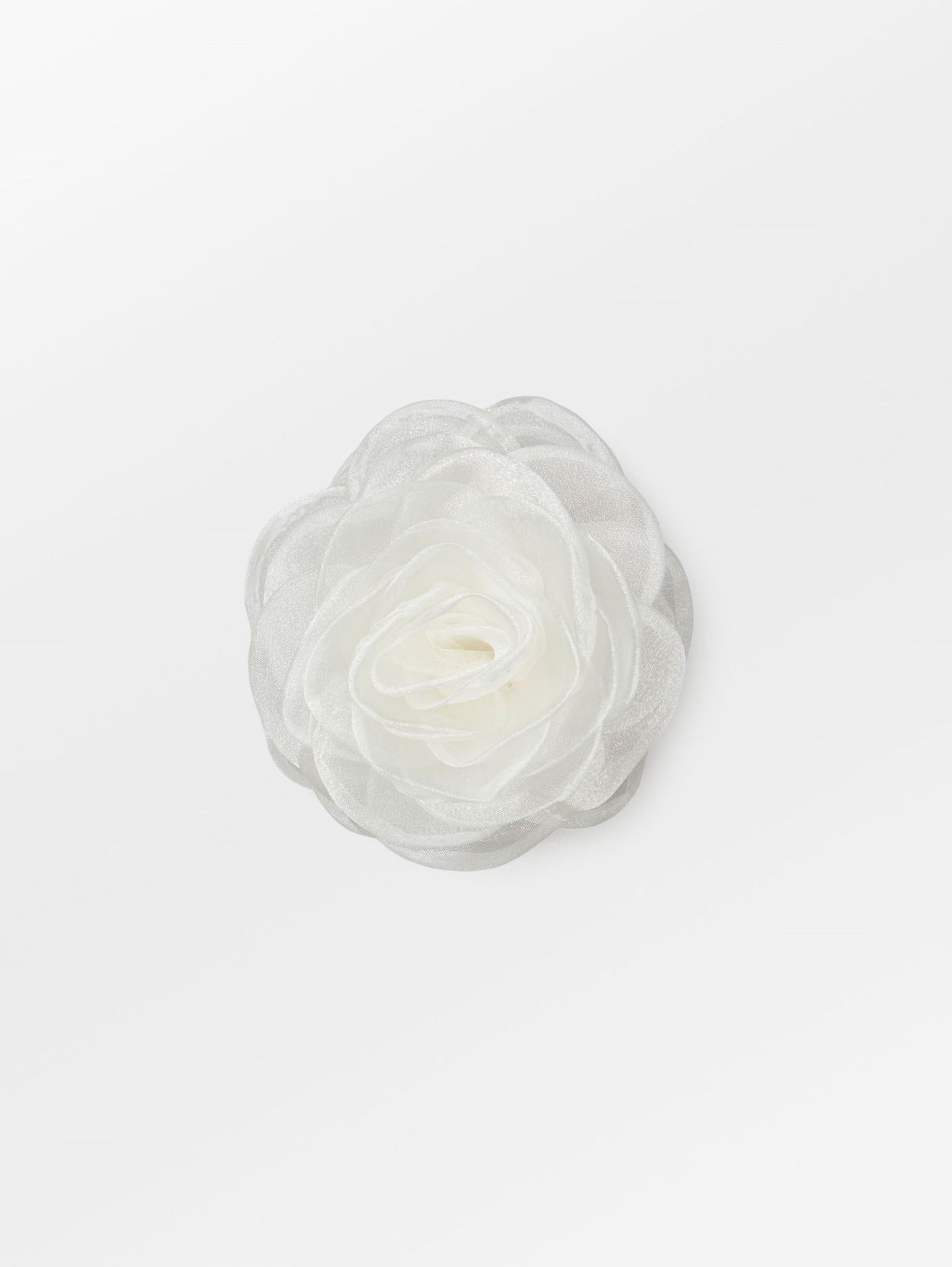 Becksöndergaard, Orchia Flower Hair Claw - White, accessories
